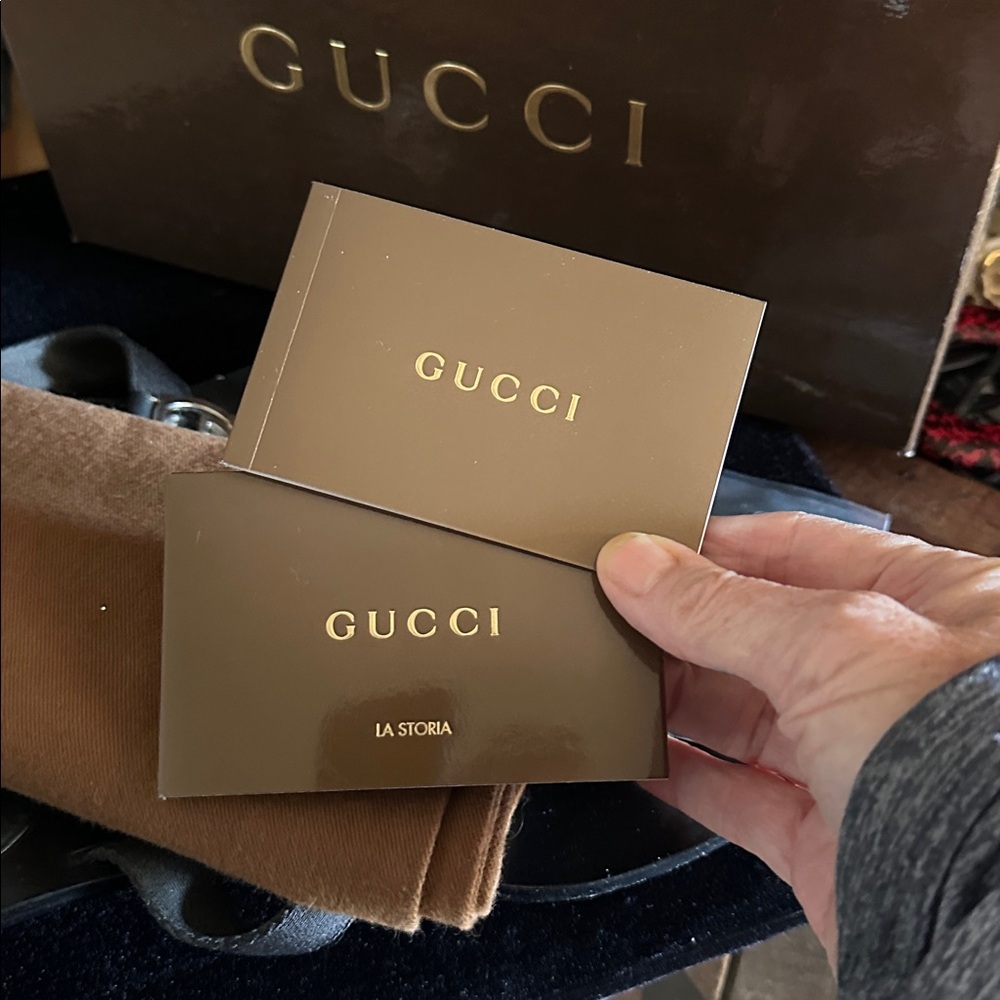 Vintage Gucci Black Leather Sandals w/Silver Logo Detail • Oooohlala & Amore! 🇮🇹 - Picture 10 of 10